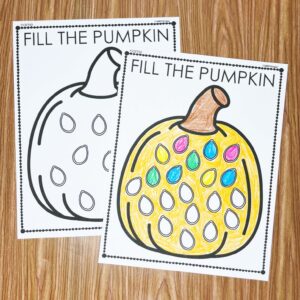 October Classroom Management Fill the Pumpkin