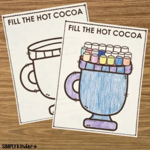 January Classroom Management - Fill the Hot Cocoa behavior incentive