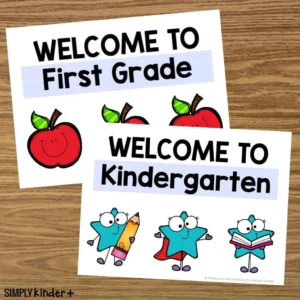 Back to School Welcome Editable Signs