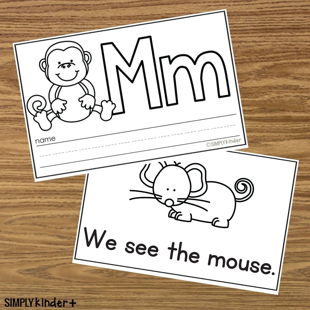 Letter M Predictable Books - Simply Kinder Plus