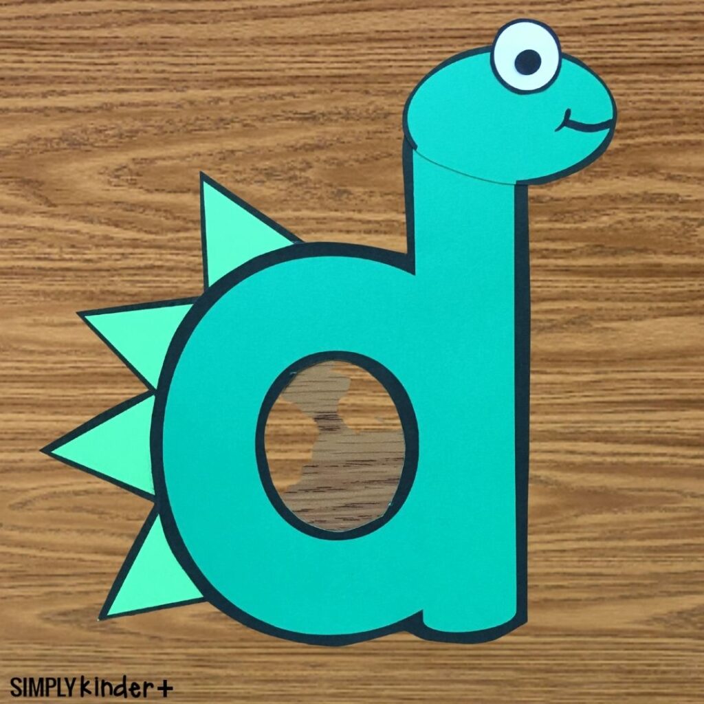 Lowercase Letter D Alphabet Craft - Simply Kinder Plus