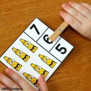 Back to School Fine Motor and Math practice