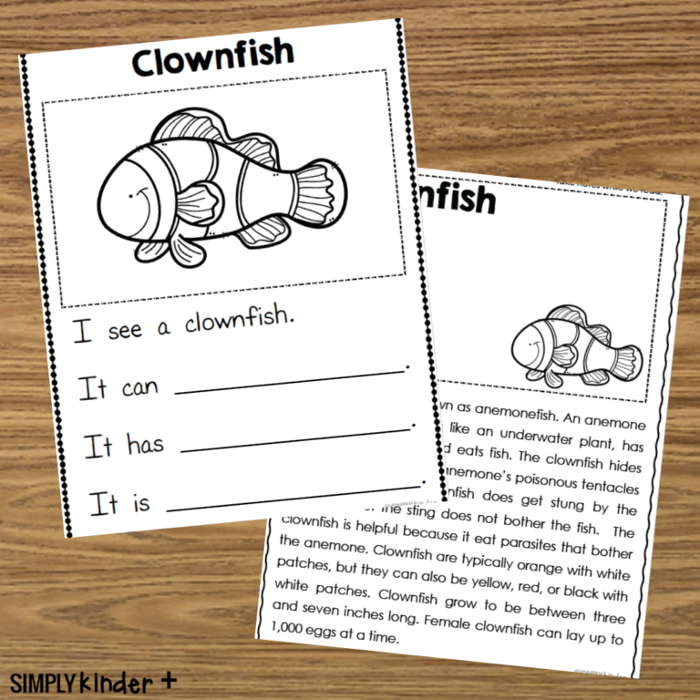 Me - Sight Word Book Activities - Simply Kinder Plus