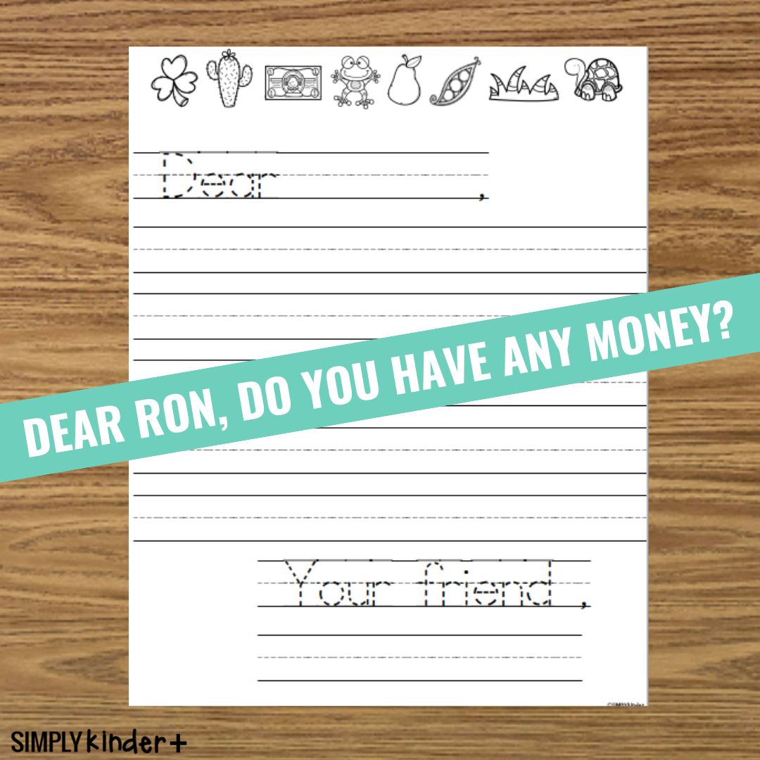 The Color Green Letter Printable - Word Bank Writing Center - Simply ...