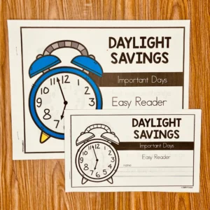 Daylight Savings Easy Reader