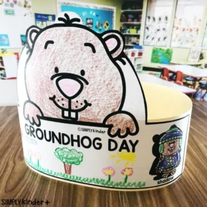 Free Groundhog Day Printable Hat Craft