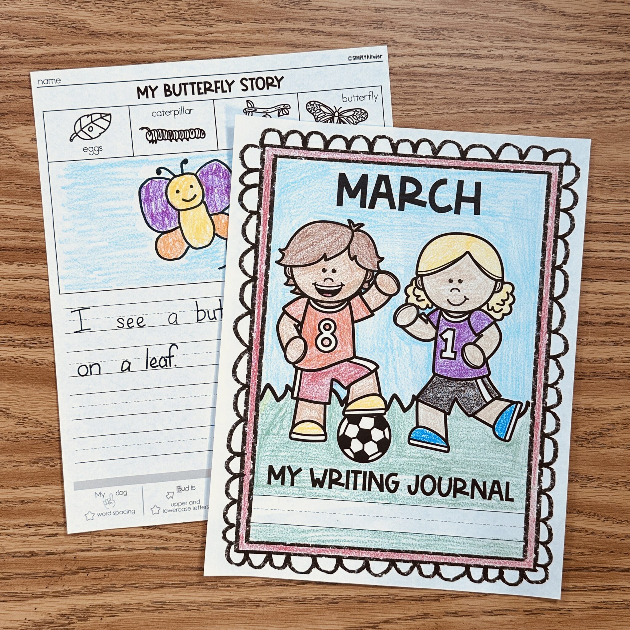 March Writing Prompts - Simply Kinder + Printable Membership