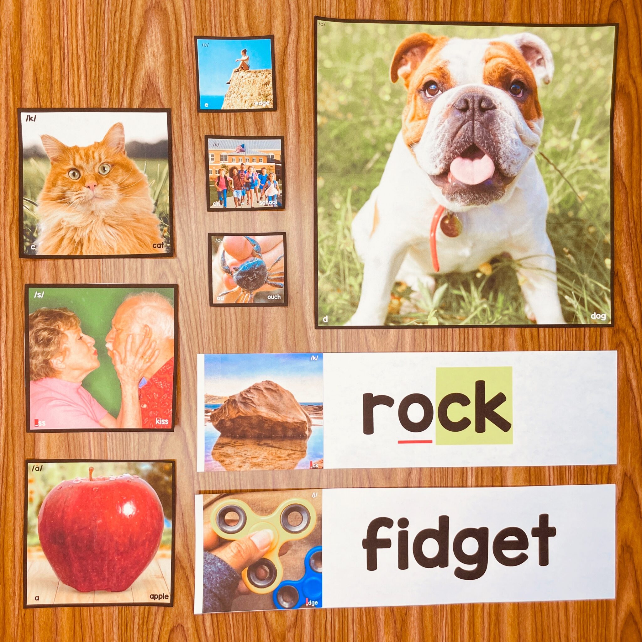 Spelling Pattern Picture Cards - Simply Kinder + Printable Membership