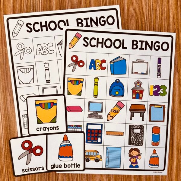 Back to School BINGO Printable - Simply Kinder Plus