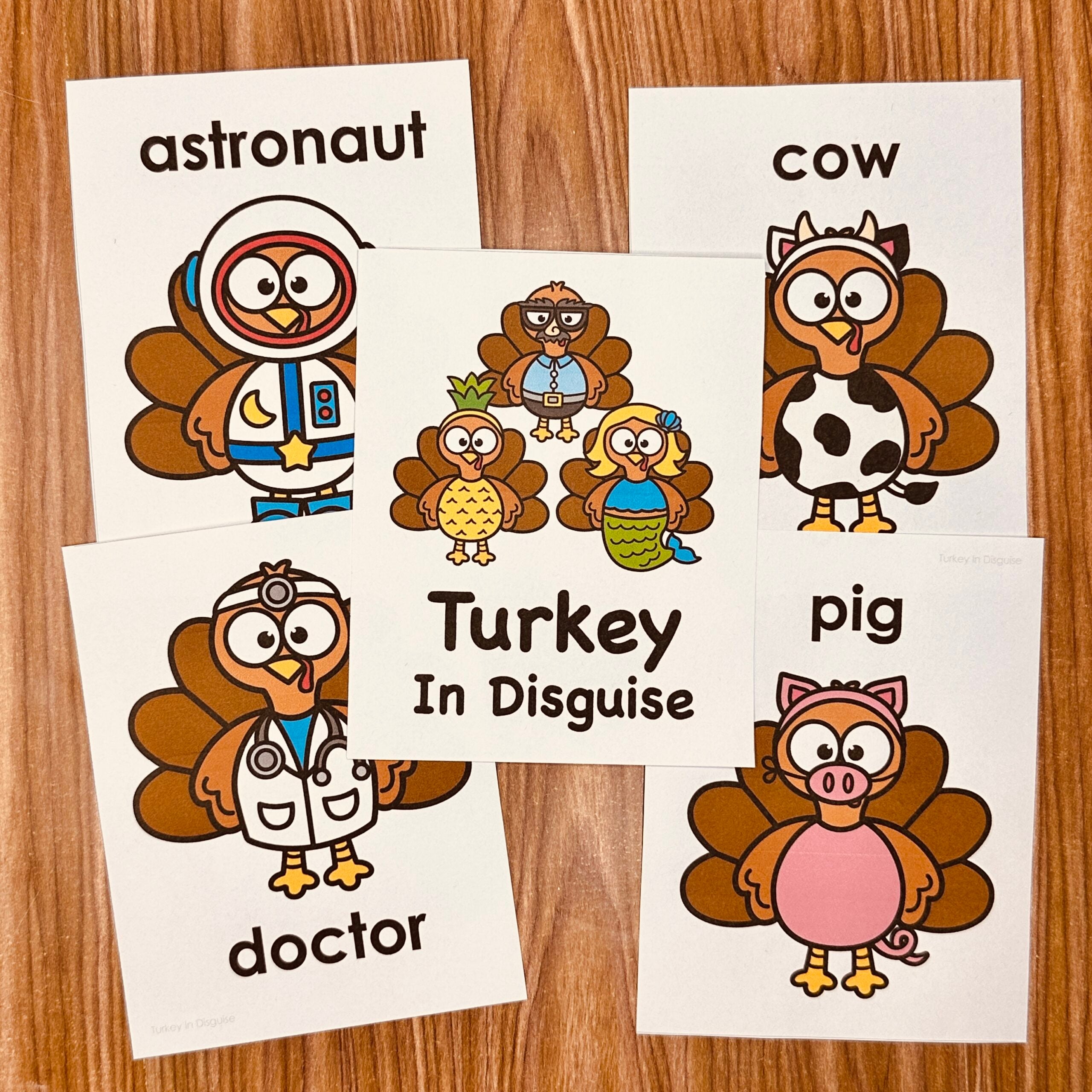 Turkey In Disguise Worksheet | Gerald Printable