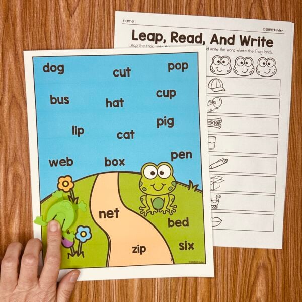 Leap Frog Editable Printables - Simply Kinder + Printable Membership
