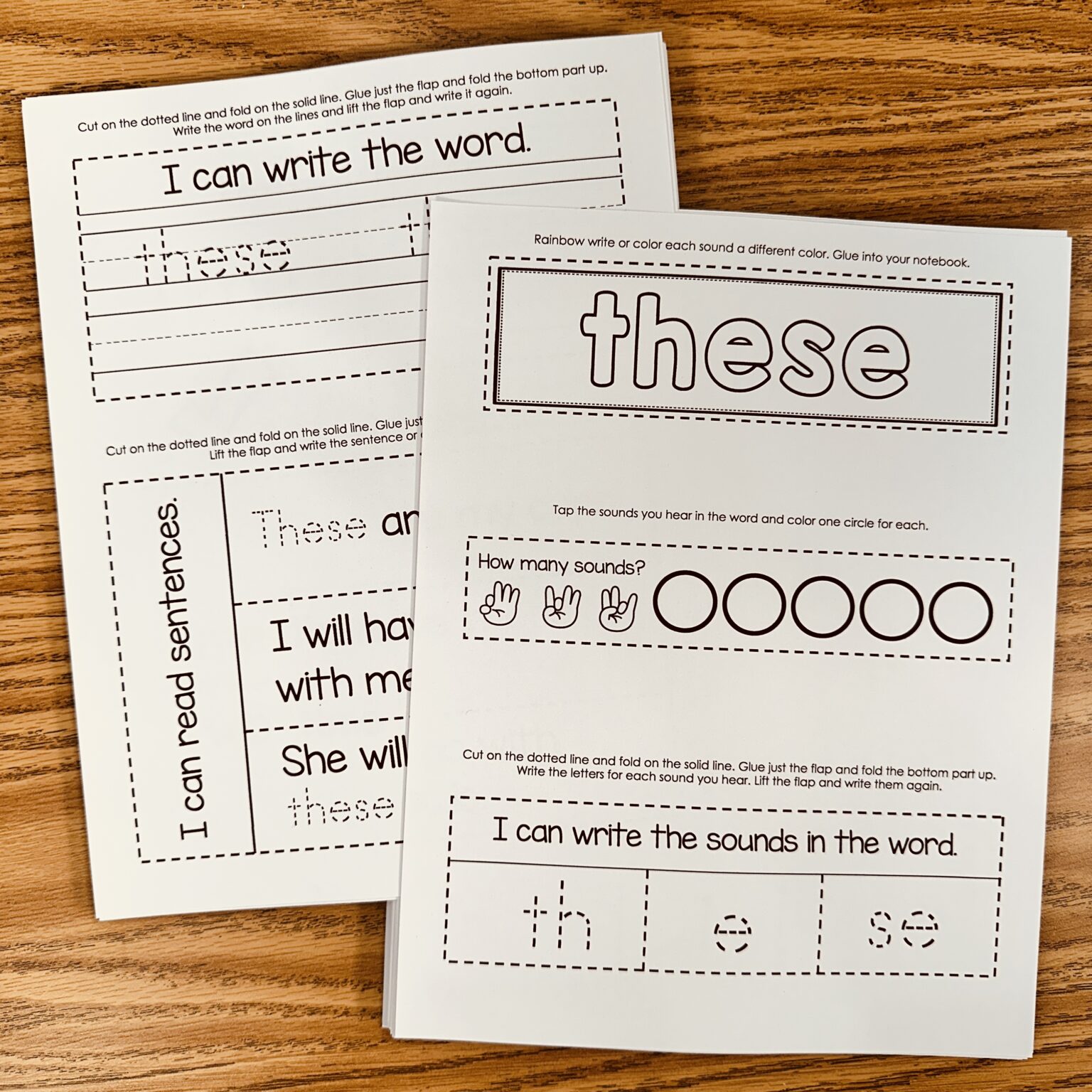 These Sight Word Interactive Notebook - Fry, Dolch - Simply Kinder ...