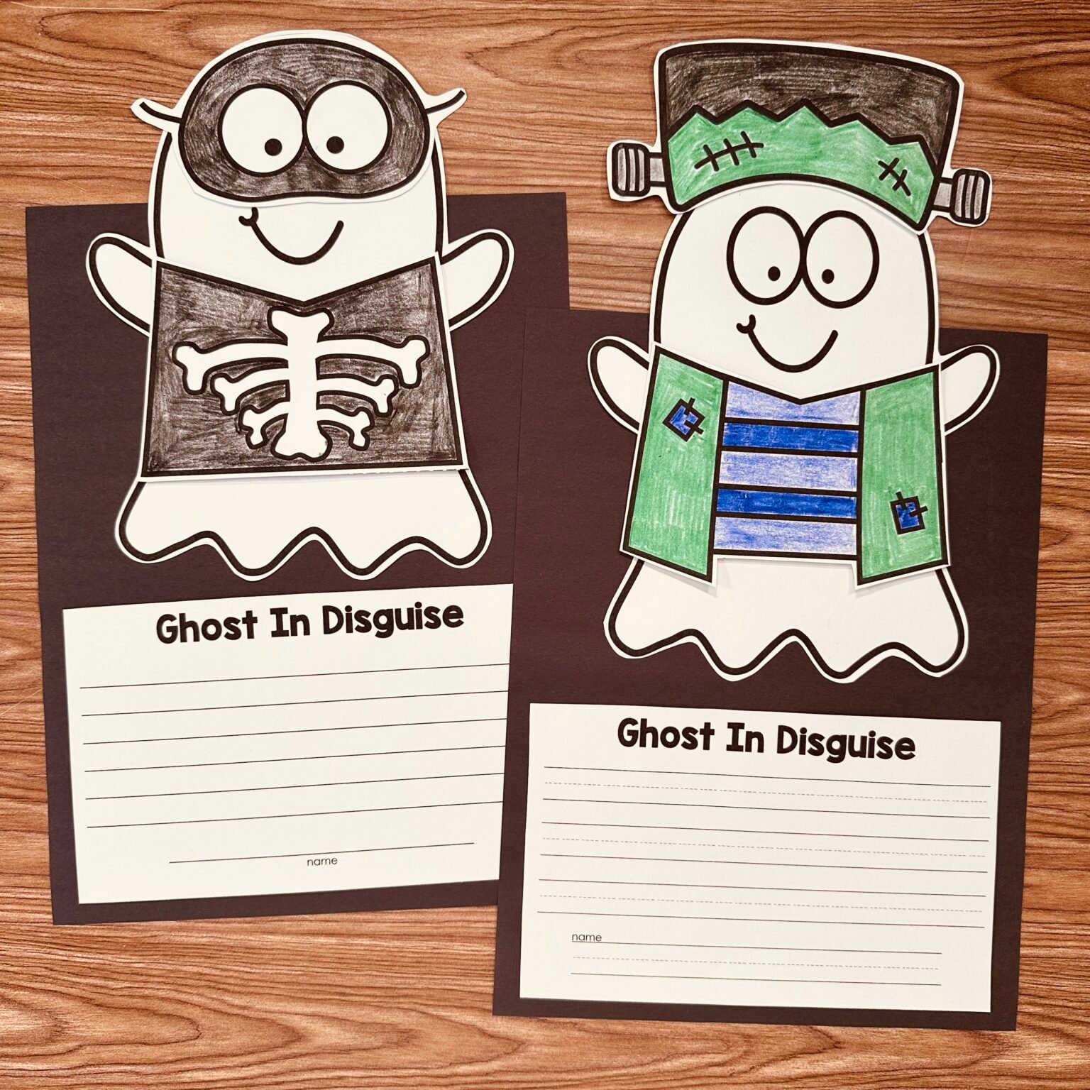 Ghost in Disguise Bulletin Boards & Crafts - Simply Kinder Plus