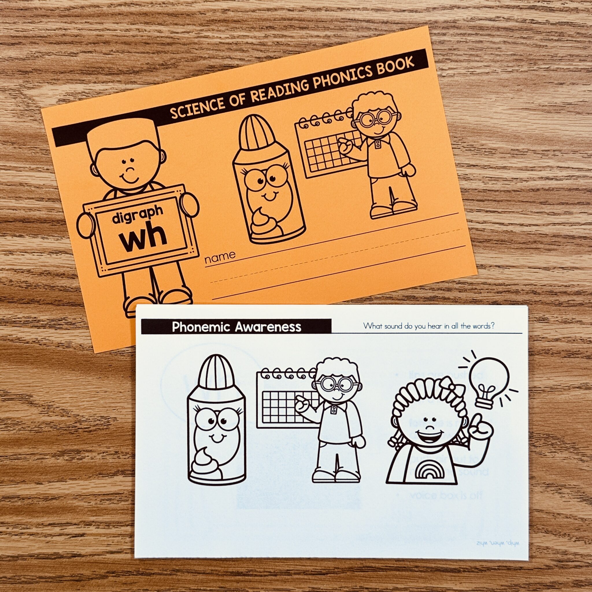 Digraphs WH Decoding Book - Simply Kinder + Printable Membership