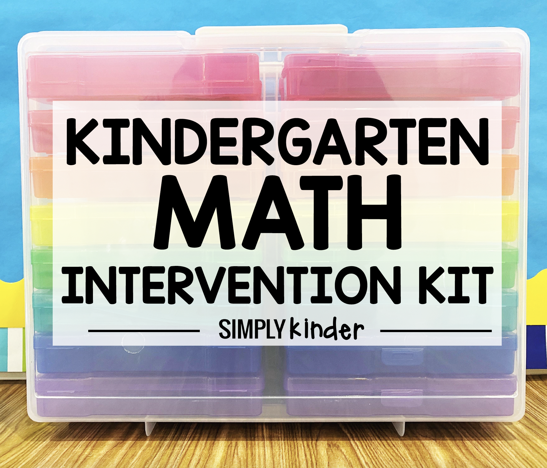Math Intervention Kit Labels - Simply Kinder + Printable Membership