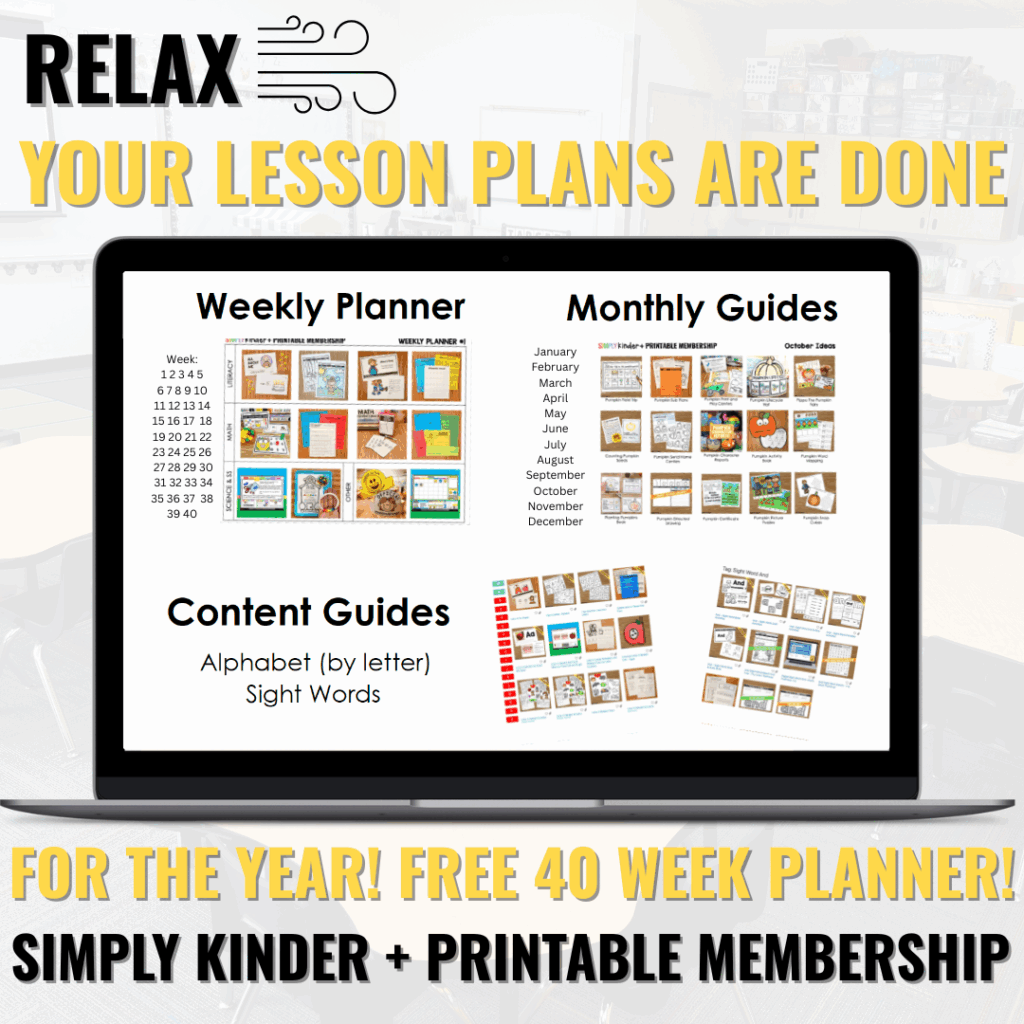 Yearly Planner - Simply Kinder + Printable Membership