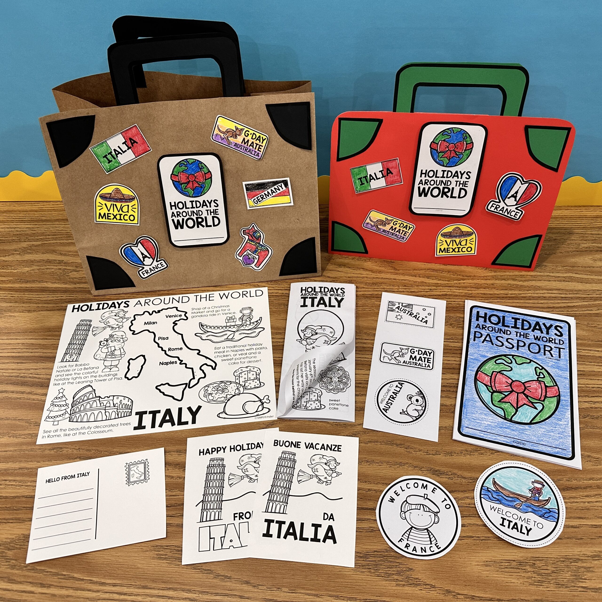 Holidays Around the World resources from Simply Kinder+