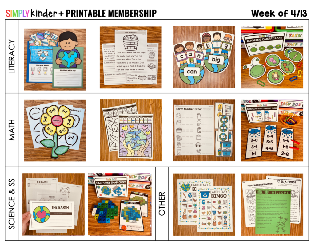 Weekly Planner - Simply Kinder + Printable Membership