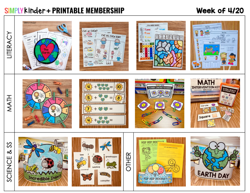 Weekly Planner - Simply Kinder + Printable Membership