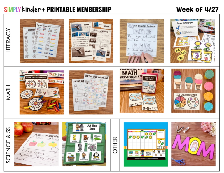 Weekly Planner - Simply Kinder + Printable Membership