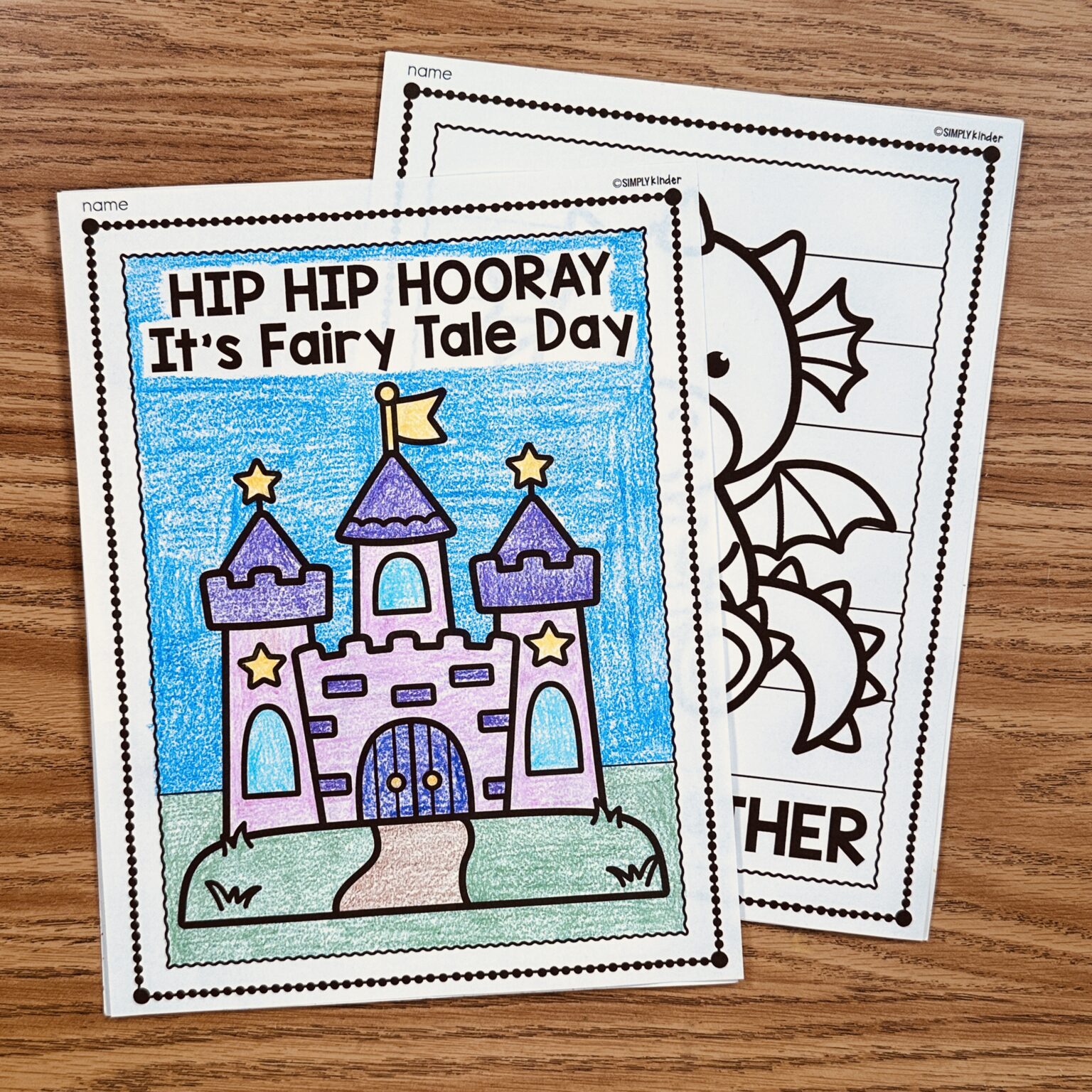 Fairy Tale Day Printables - Cover Pages - Simply Kinder + Printable ...