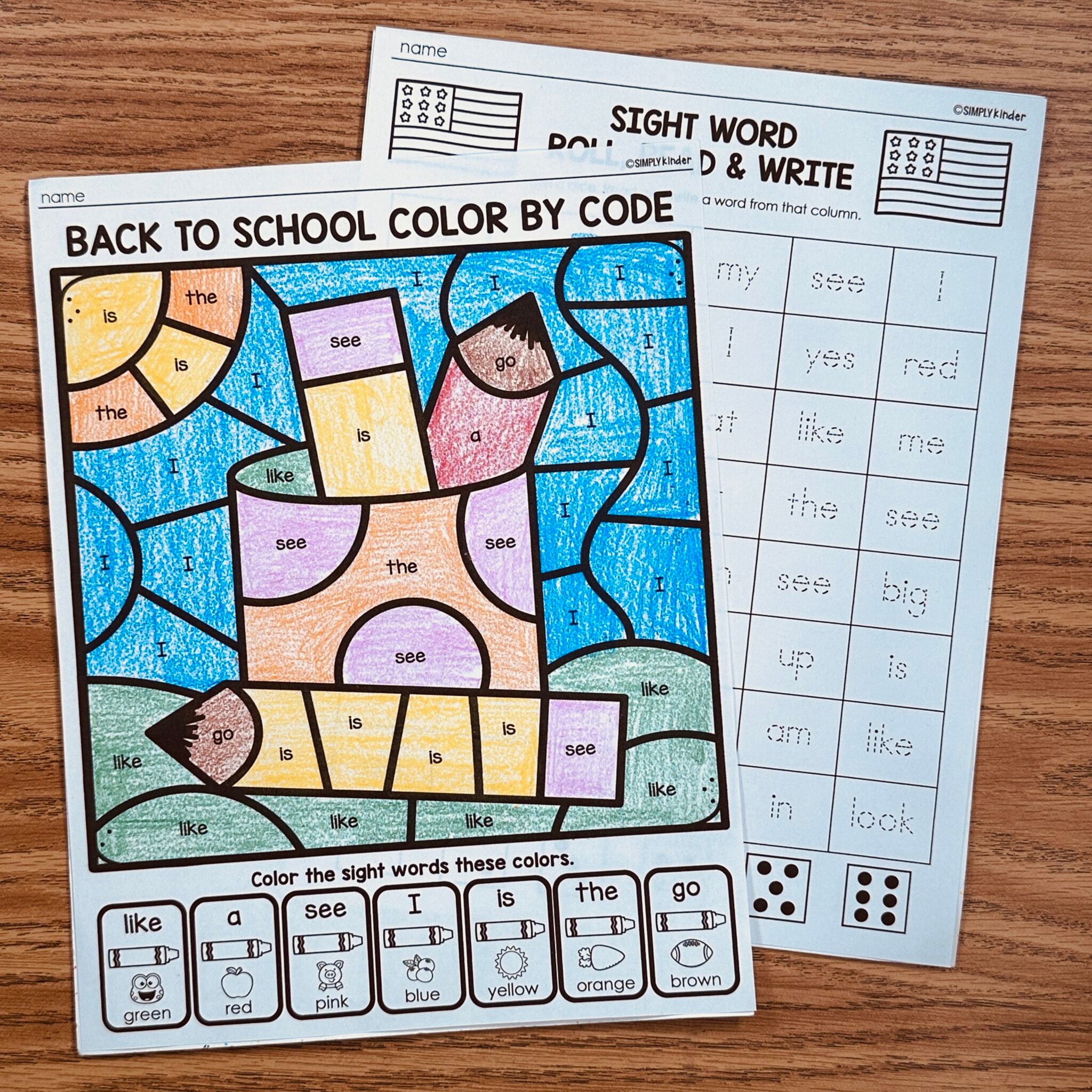 July Sight Word Printables - Simply Kinder + Printable Membership