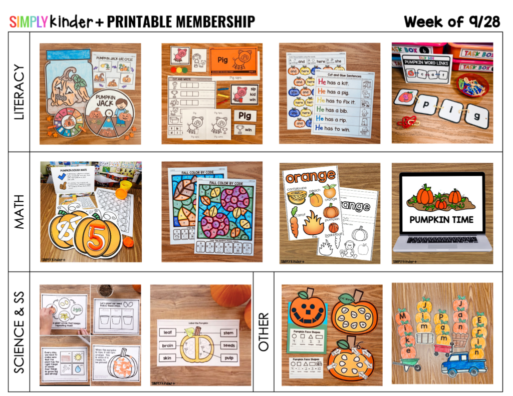 Weekly Planner - Simply Kinder + Printable Membership
