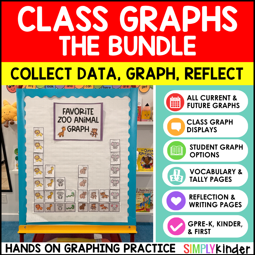 class-graphing-activities-growing-bundle-kindergarten-cover — resource preview