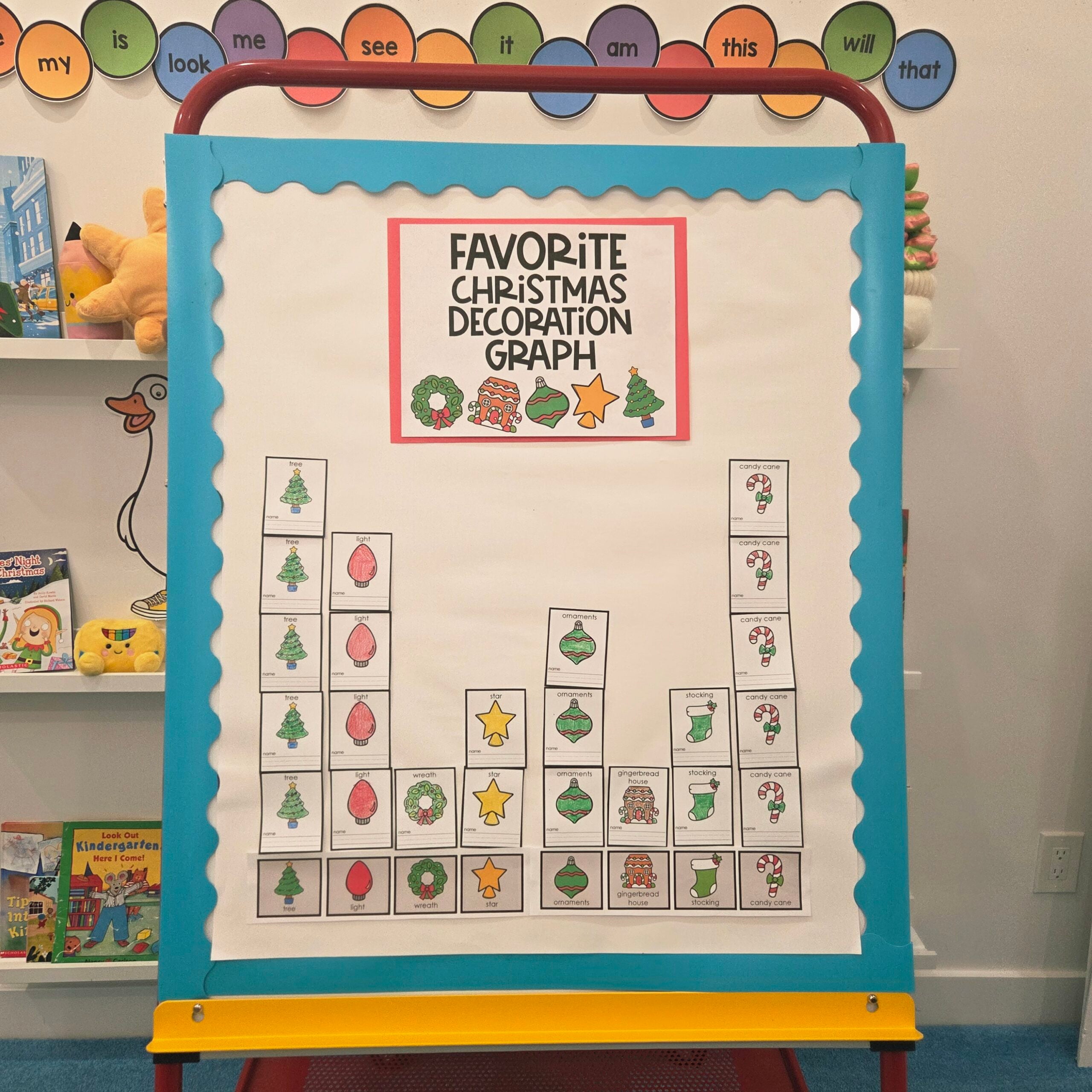 Christmas Decorations Class Graph — resource preview