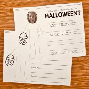 What Should My Teacher Be For Halloween — resource preview