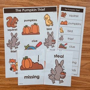 Pumpkin Jack Vocabulary — resource preview