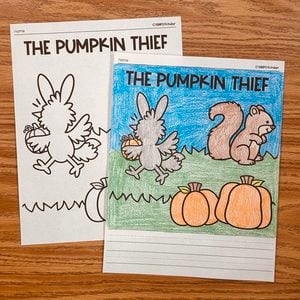 The Pumpkin Thief Cover Pages — resource preview