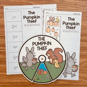 The Pumpkin Thief Sequencing and Story Wheel — resource preview