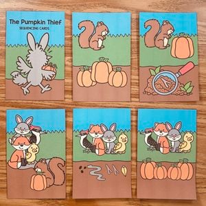 The Pumpkin Thief Sequencing Cards — resource preview