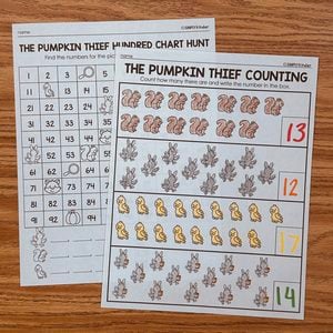 Pumpkin Jack Math Printables — resource preview