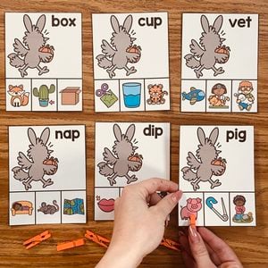 The Pumpkin Thief CVC Center Cards — resource preview