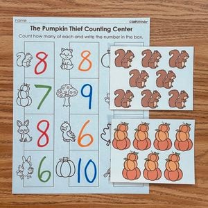 The Pumpkin Thief Counting Center — resource preview