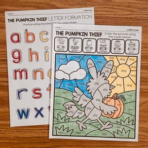 Pumpkin Jack Literacy Printables — resource preview