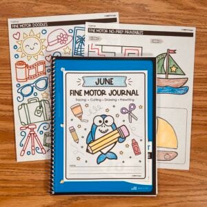 June Fine Motor Journal Activities — resource preview